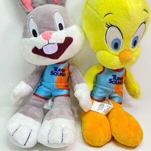 Space Jam 2021 Tweety & Bugs Bunny Plush Set